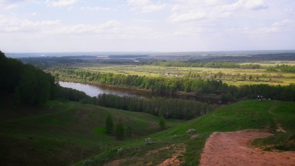 Fototapeta na wymiar landscape with river