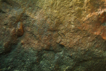 Background and black marble. Bedrock Stone In the forest near the waterfall in phuket thailand