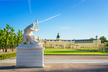 Karlsruhe on a sunny summer morning, Germany