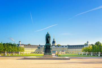 Karlsruhe on a sunny summer morning, Germany