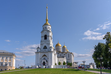 Assumption Cathedral (aka Dormition Cathedral) - the main temple of Vladimir city - Russia