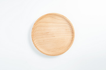Natural wind green wooden tableware elm wood dish plate wooden plate