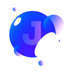 Cosmic font badge art gradient shadow numbers ampersand round design letters bubble reflect