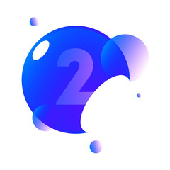 Cosmic font badge art gradient shadow numbers ampersand round design letters bubble reflect