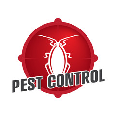 Vector logo for pest and insect control company