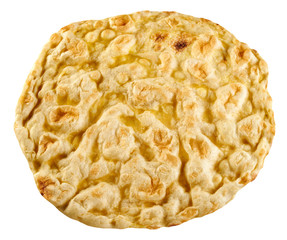 Roman pizza bianca with olive oil