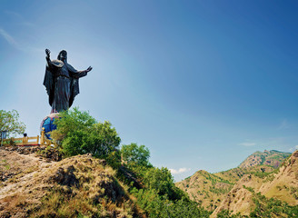 cristo rei jesus statue landmark dili east timor