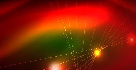 Shiny neon space background