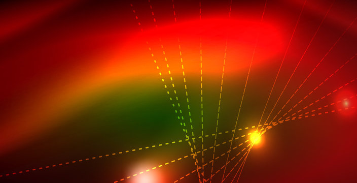 Shiny neon space background