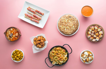 Typical plates in spain