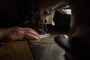 Custom designed shoes by shoemaker