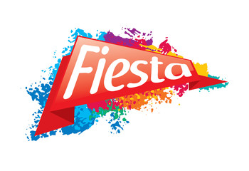 Abstract logo for the Fiesta. Vector illustration