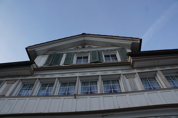 Obraz premium Schwellbrunn das schönste Dorf der schweiz