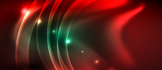 Glowing shiny light abstract background