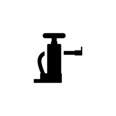 air pump bicycle equipment  icon vector illustration