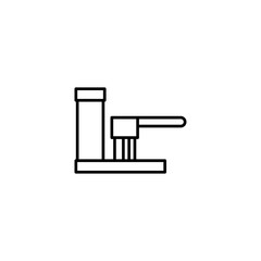 car jack car lifting tool  icon vector illustration