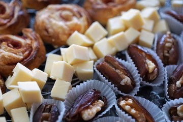 Blätterteig Gebäck mit Käse