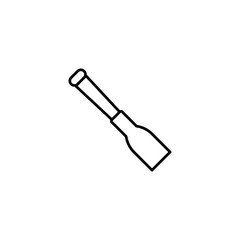 gouge work tool icon vector illustration