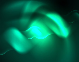 Neon lights vector abstract background