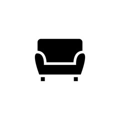 sofa furniture couch icon vector illustration