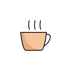 coffee cup icon vector illustration