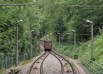 Historic cable car in stuttgart in Germany