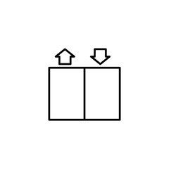 elevator lift icon vector illustration