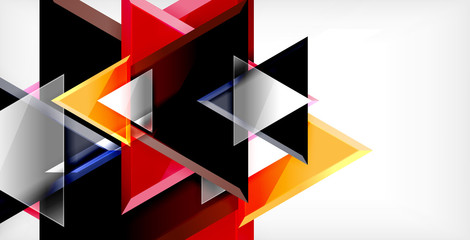 Triangle abstract background