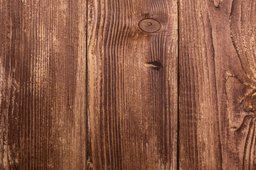 Fototapeta premium Big Brown wood plank wall texture background