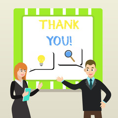 Handwriting text Thank You. Conceptual photo polite expression used when acknowledging gift service compliment