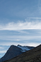 Naklejka premium Colle del Nivolet mountain pass, Graian Alps, Italy