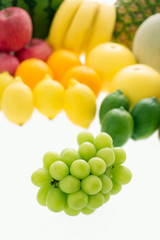 ブドウとフルーツの集合