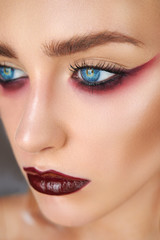 Naklejka premium Beauty fashion girl
