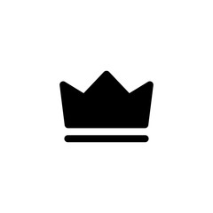 crown, king icon vector illustration