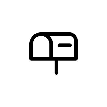 letterbox, mailbox icon vector illustration