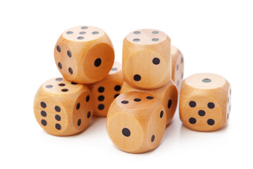 dice isolated on white background