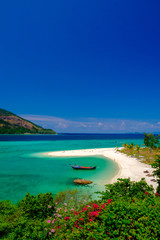 peopie relexing on the beach at Koh Lipe ,Thailand, in March 26, 2019