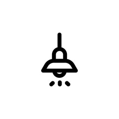 ceiling light, lamp icon vector illustration