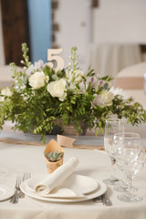 wedding table decoration