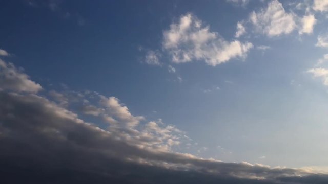 北海道の5月の大空　タイムラプス