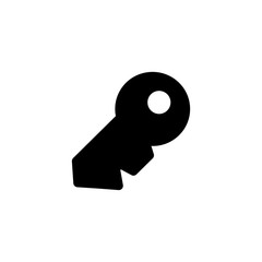 key, unlock icon vector illustration