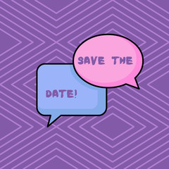 Word writing text Save The Date. Business photo showcasing remember not schedule anything else on this day