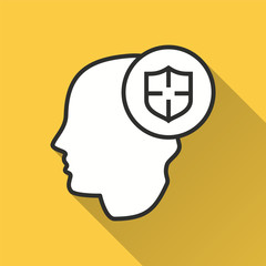 Security - vector icon for graphic and web design.