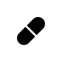 capsule medicine icon vector illustration