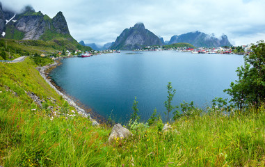 Summer village Reine (Lofoten, Norway).