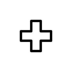 cross hospital  icon vector illustration