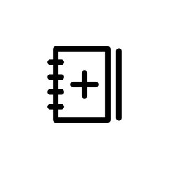 Fototapeta premium health report icon vector illustration