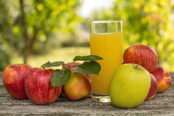 fruits and juice