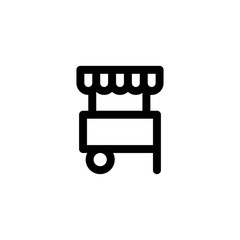 kios shop icon vector illustration