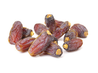 Dates on white background